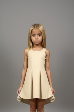 Egyptian child girl with  blonde hair