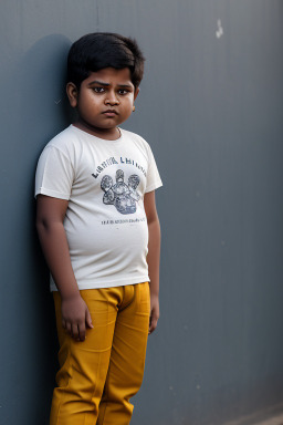 Sri lankan child boy with  ginger hair