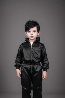 Icelandic child boy with  black hair