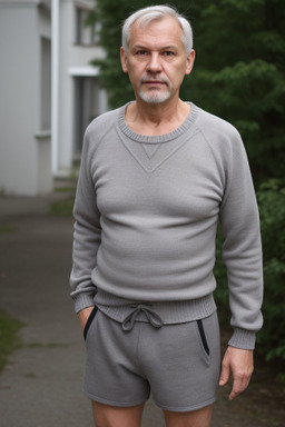 Latvian 45 years male with  gray hair