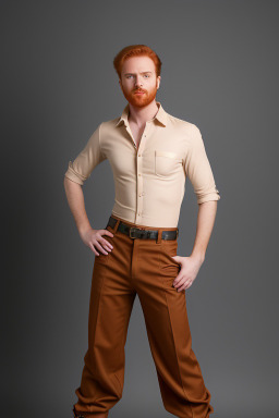 Kuwaiti adult male with  ginger hair