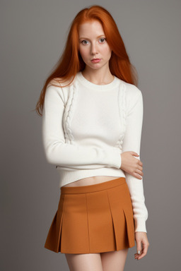 Peruvian adult female with  ginger hair