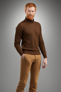 Adult male with  ginger hair