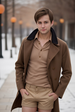Adult male with  brown hair