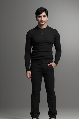 Paraguayan adult male with  black hair