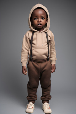Tanzanian infant boy with  brown hair