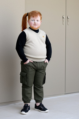 Emirati child boy with  ginger hair