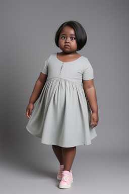 Child female with  gray hair
