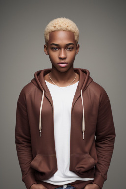 Young adult male with  blonde hair
