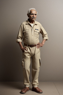 Indian elderly male with  ginger hair