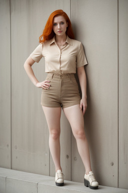Adult female with  ginger hair