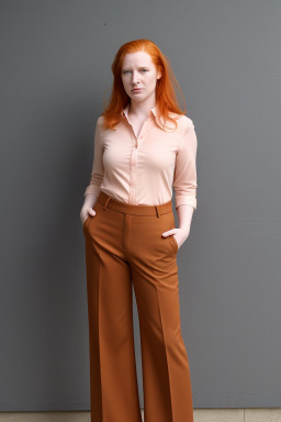 German adult non-binary with  ginger hair