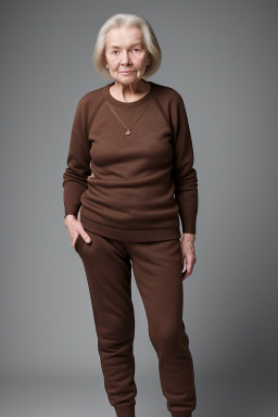 Finnish elderly female with  brown hair