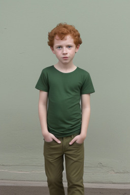 Cuban child male with  ginger hair