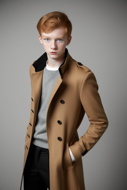 Czech teenager boy with  ginger hair