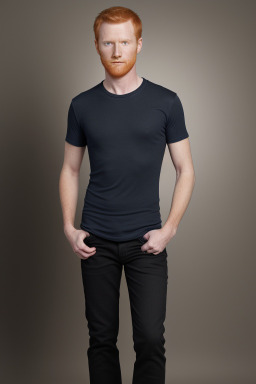 Adult male with  ginger hair