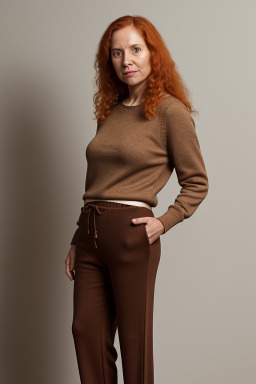 Guatemalan 45 years female with  ginger hair