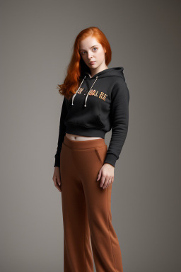 Bulgarian young adult female with  ginger hair