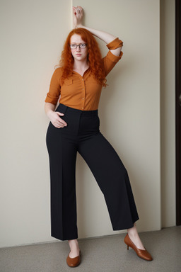 Irish adult female with  ginger hair