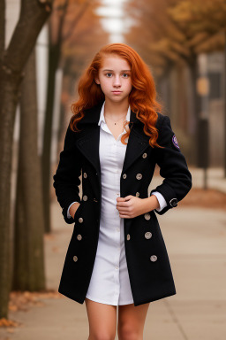 Puerto rican teenager girl with  ginger hair