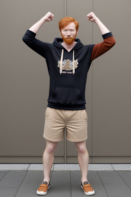 Japanese adult male with  ginger hair