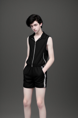 AI-generated teenage human image.