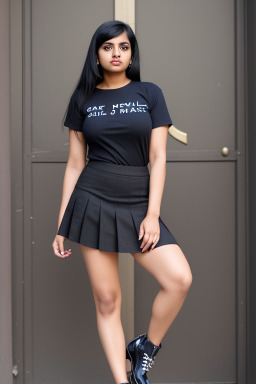 Indian adult female with  black hair