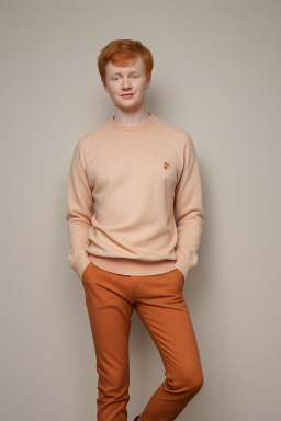 Adult boy with  ginger hair