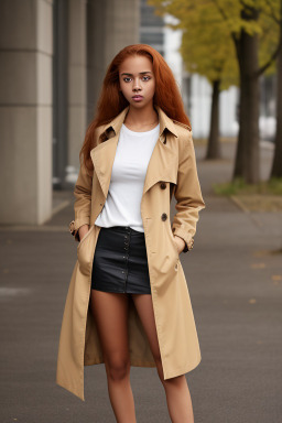 Young adult female with  ginger hair