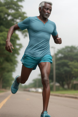 Ugandan adult male with  gray hair