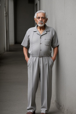 Hispanic elderly male with  gray hair