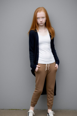 Finnish teenager girl with  ginger hair